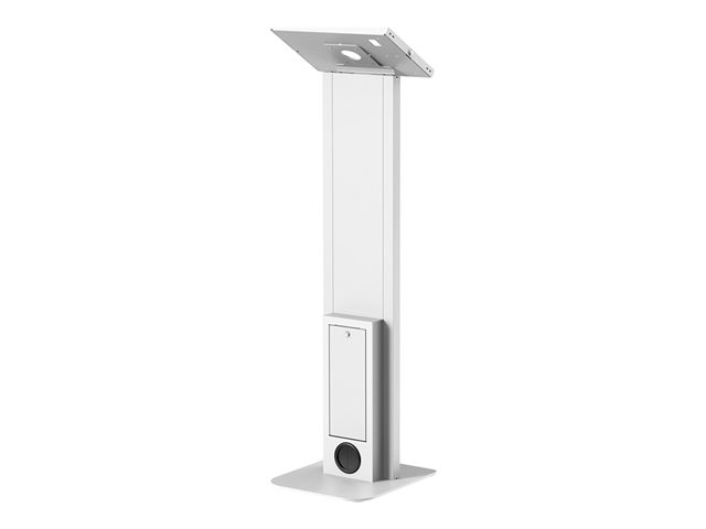 Neomounts FL15-750WH1 - Stand - for tablet - lockable - white - screen size: 9.7\", 10.1\", 10.2\", 10.4\", 10.5\", 10.9\", 11\" - floor mountable - for Apple 10.2-inch iPad, 10.5-inch iPad Air (3rd generation), 10.5-inch iPad Pro, 10.9-inch iPad Air (4th generation), 11-inch iPad Pro (3rd generation), 9.7-inch iPad (5th generation, 6th generation), 9.7-inch iPad Pro, iPad Air, iPad Air 2, Samsung Galaxy Tab A (10.1 in), Tab A7, Tab S6