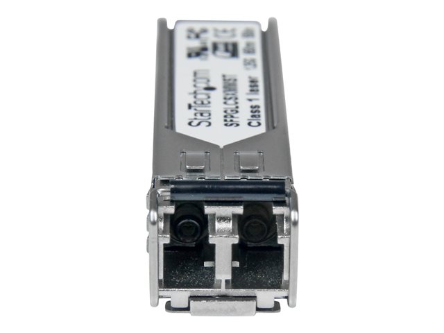 StarTech.com Cisco GLC-SX-MM Compatible SFP Module, 1000BASE-SX, 1GbE Multimode Fiber MMF Optic Transceiver, Gigabit Ethernet SFP, LC Connector, 550m, 850nm, Cisco IE3400, IE3300, IE3200 (SFPGLCSXMMST) - SFP (mini-GBIC) transceiver module - 1GbE - 1000Base-SX - LC multi-mode - up to 550 m - 850 nm - for P/N: ET91000SFP2, ET91000SFP2C, IES101002SFP, MCM1110SFP, PEX1000SFP2