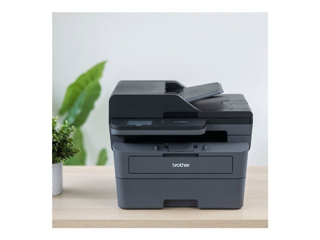 Brother DCP-L2660DW - Multifunction printer - B/W - laser - A4/Legal (media) - up to 34 ppm (copying) - up to 34 ppm (printing) - 250 sheets - USB 2.0, Wi-Fi(n), LAN