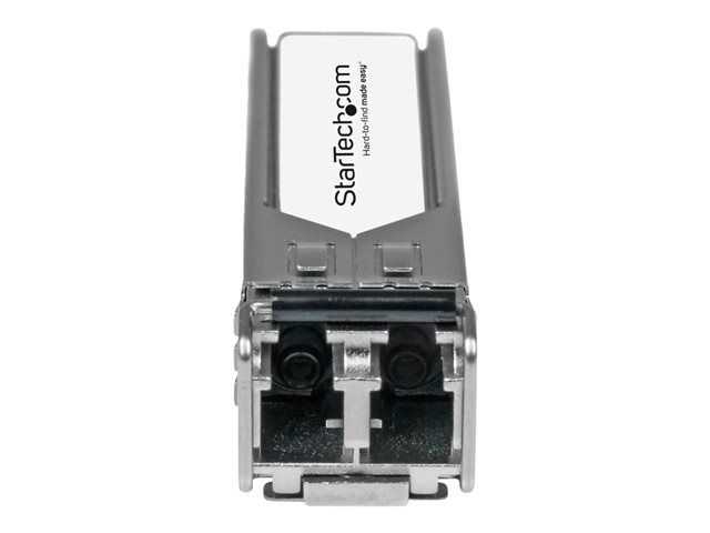 StarTech.com Extreme Networks 10051 Compatible SFP Module, 1000BASE-SX, 1GbE Multimode Fiber MMF Optic Transceiver, 1GE Gigabit Ethernet SFP, LC 550m, 850nm, DDM, Mini GBIC - Lifetime Warranty (10051-ST) - SFP (mini-GBIC) transceiver module (equivalent to: Extreme Networks 10051) - 1GbE - 1000Base-SX - LC multi-mode - up to 550 m - 850 nm - for Summit 24e3, Alpine 3802, Extreme Networks GM-16T3, GM-16X3