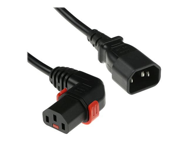 PWR CORD C14 - C13 LOCK R 3M. 1 stk