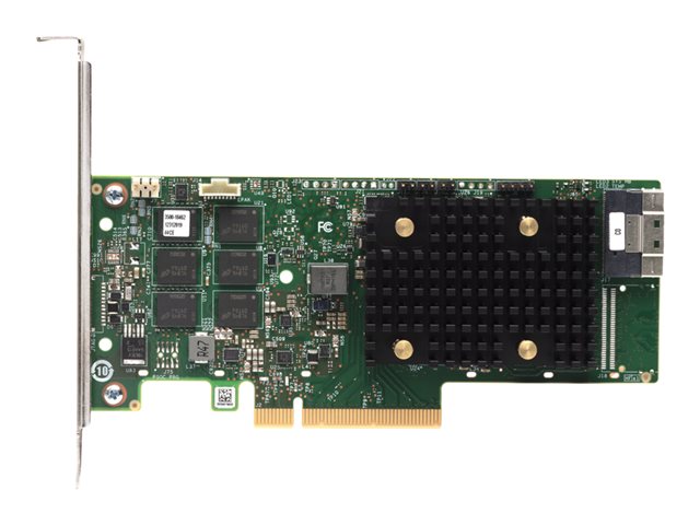 Lenovo ThinkSystem 940-8i - Storage controller (RAID) - 8 Channel - SATA / SAS 12Gb/s - low profile - RAID RAID 0, 1, 5, 6, 10, 50, JBOD, 60 - PCIe 4.0 x8 - for ThinkSystem SR645, SR650 V2, SR665, SR670 V2, SR850 V2, SR860 V2, ST650 V2