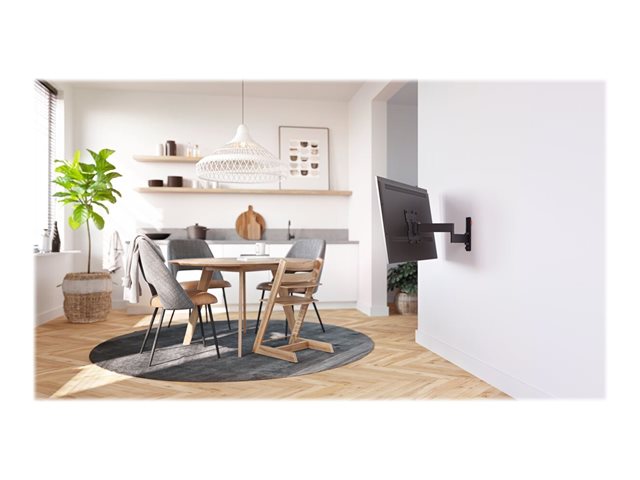 Vogel's Comfort TVM 3245 - Mounting kit (bracket, VESA adapter, cover) - full-motion - for flat panel - steel, hardened plastic - black - screen size: 19\"-43\" - wall-mountable