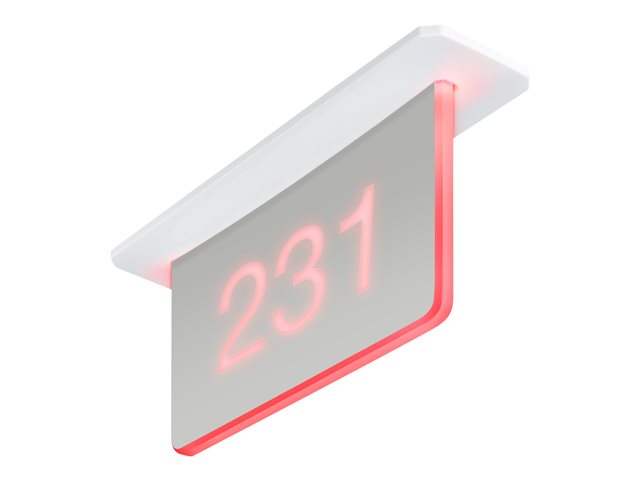 Crestron SSC-100-EL - Without engraving - meeting room availability sign - wired - grey