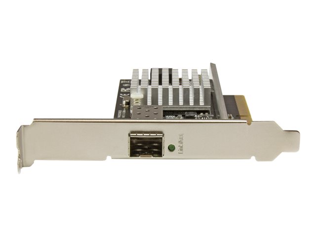 StarTech.com 10G Network Card - MM/SM - 1x Single 10G SPF+ slot - Intel 82599 Chip - Gigabit Ethernet Card - Intel NIC Card (PEX10000SFPI) - Network adapter - PCIe 2.0 x8 - 10GbE - 10GBase-LR, 10GBase-SR, 10GBase-LRM - black - for P/N: SFP10GBBXDST, SFP10GBBXUST, SFP10GBLRMST, SFP10GBLRST, SFP10GBSRST, SFP10GBZRST