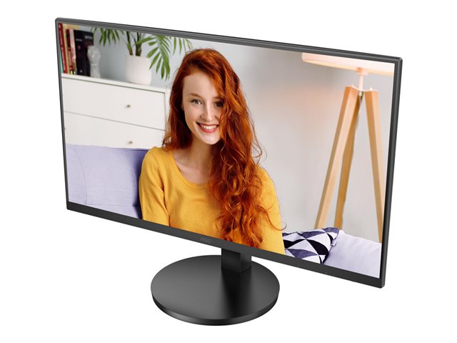 AOC U27B3AF - LED monitor - 27\" - 3840 x 2160 4K UHD (2160p) @ 60 Hz - IPS - 350 cd/m² - 1000:1 - HDR10 - 4 ms - 2xHDMI, DisplayPort - speakers - black