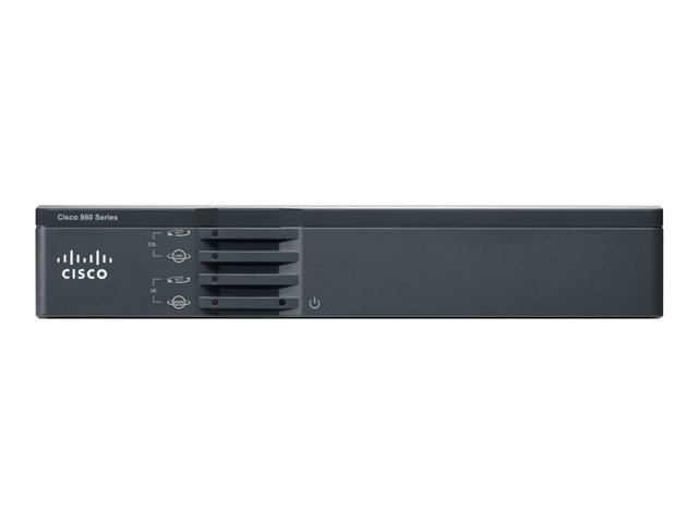 Cisco 867VAE - Router - DSL modem 4-port switch - 1GbE - WAN ports: 2 - rack-mountable - refurbished