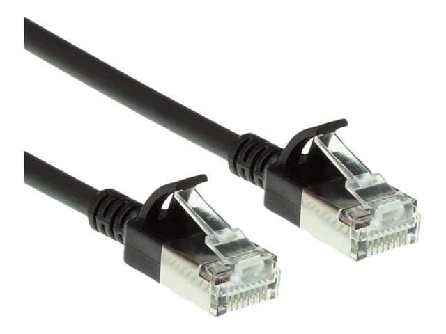 CAT6A U/FTP SLIMLINE BK 5.00M. 1 stk