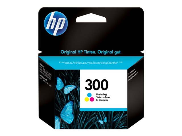 HP 300 TRI-COLOR ORIGINAL INK CARTRIDGE
