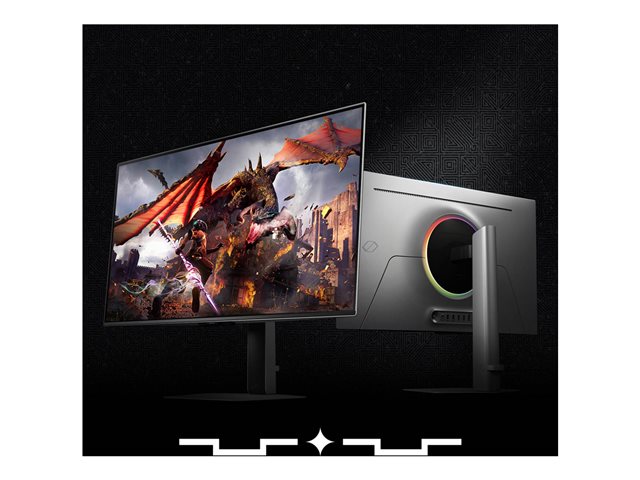 Samsung Odyssey OLED G8 S32DG802SU - OLED monitor - Smart - gaming - 32\" - 3840 x 2160 4K @ 240 Hz - 250 cd/m² - 1000000:1 - HDR10+ Gaming - 0.03 ms - 2xHDMI, DisplayPort - speakers - silver