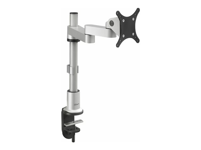 Vogel's PFD 8523 - Mounting kit (desk clamp mount, adapter plate, grommet mount, through desk mount, 2 articulating arms, 3 pivots) - for LCD display - black, silver aluminium - desk-mountable