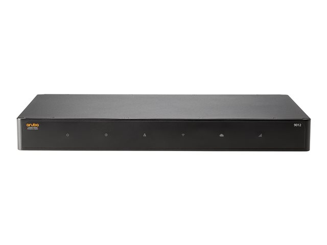 HPE Aruba 9012 (RW) - Gateway - 12 ports - 1GbE - ZigBee, NFC, Bluetooth - cloud-managed - BTO - rack-mountable