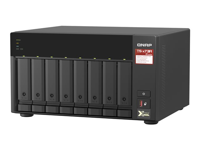 QNAP TS-873A - NAS server - 8 bays - SATA 6Gb/s - RAM 8 GB - Gigabit Ethernet / 2.5 Gigabit Ethernet