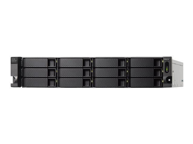 QNAP TL-R1200C-RP - Hard drive array - 12 bays (SATA-600) - USB 3.2 Gen 2 (external) - rack-mountable - 2U