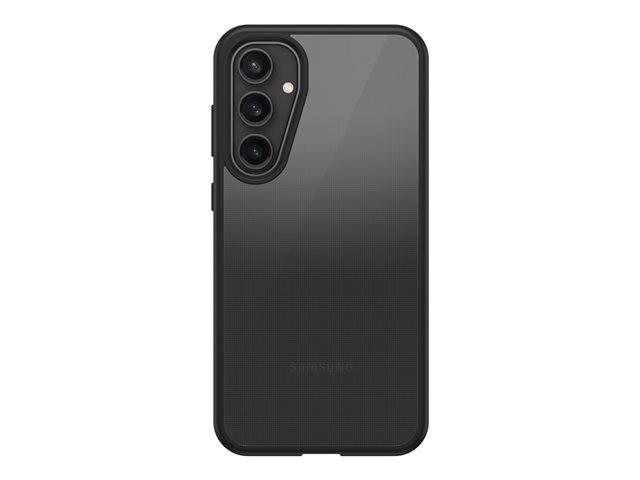 OtterBox React Series - Back cover for mobile phone - polycarbonate, thermoplastic elastomer (TPE) - black crystal - for Samsung Galaxy S23 FE