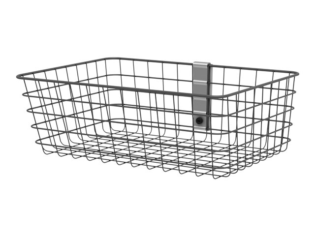 Ergotron - Mounting component (wire basket) - Large - medical - dark grey - cart mountable - for P/N: SV42-8302-2