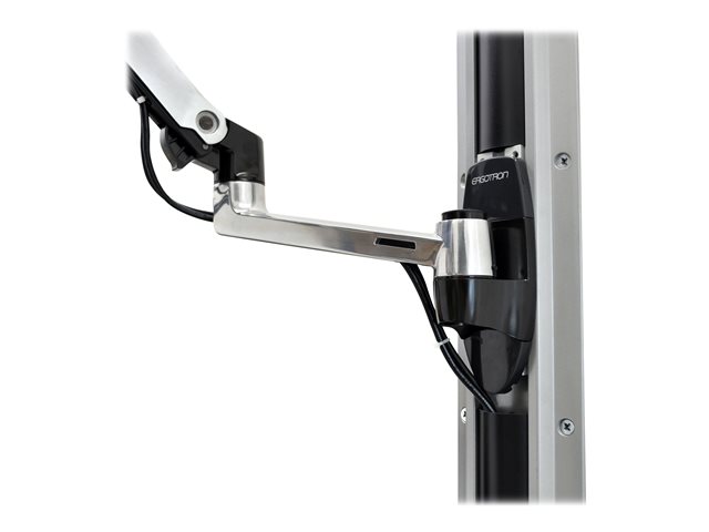 Ergotron LX - Keyboard/mouse arm mount tray - wall mountable, wall track mountable - polished aluminium