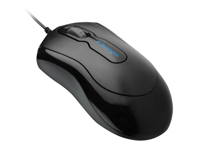 Kensington Mouse-in-a-Box USB - Mouse - right and left-handed - optical - 3 buttons - wired - USB - black - retail