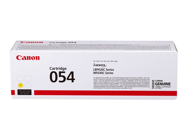 Canon 054 - Yellow - original - toner cartridge - for imageCLASS LBP622Cdw, MF641CW, MF642Cdw, MF644Cdw