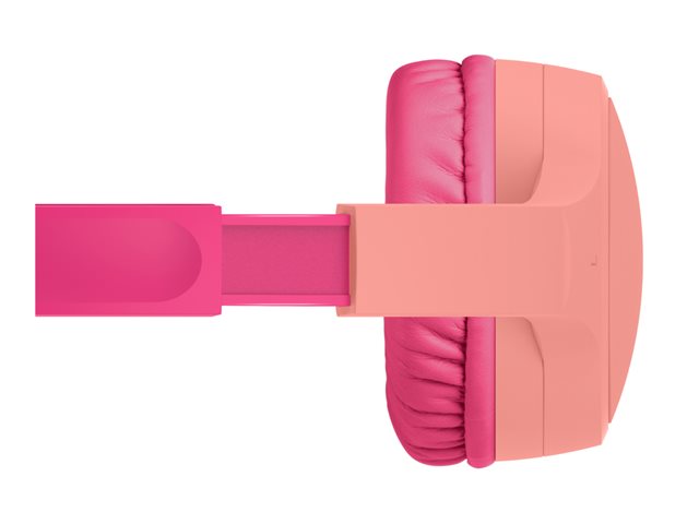 Belkin SoundForm Mini - Headphones with mic - on-ear - wired - 3.5 mm jack - pink
