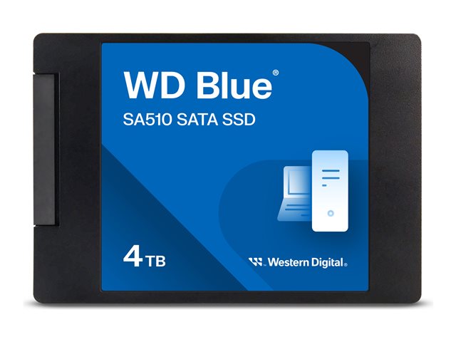 WD Blue SA510 WDS400T3B0A-00C7K0 - SSD - 4 TB - internal - 2.5\" - SATA 6Gb/s