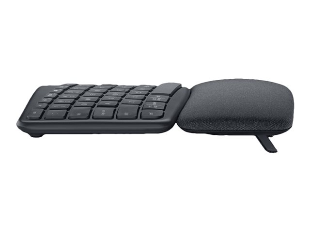 Logitech ERGO K860 - Keyboard - wireless - 2.4 GHz, Bluetooth 5.0 - QWERTY - UK - graphite