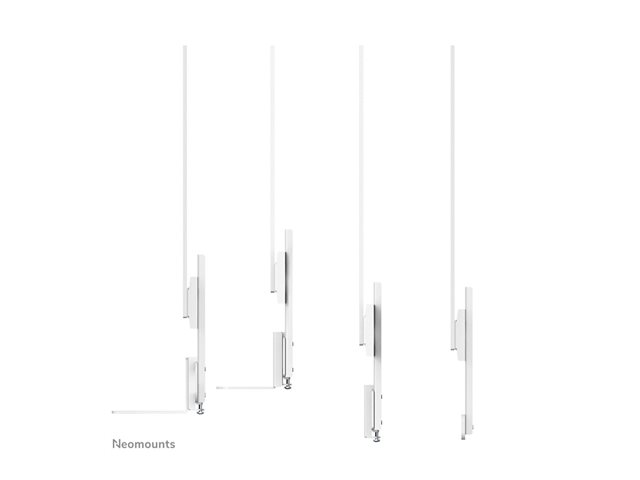 Neomounts - Mounting kit (mount bracket) - for video bar - universal - steel - white - screen size: 43\"-110\" - VESA-mountable