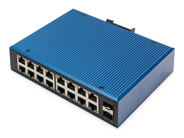 Industrial 16+2P Gigabit Ethernet Switch