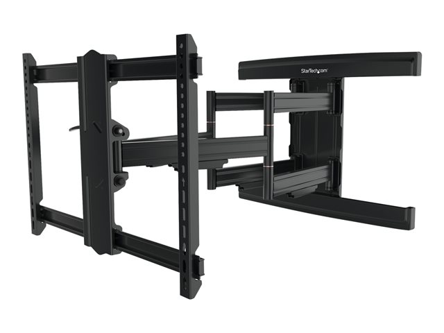 StarTech.com TV Wall Mount supports up to 100 inch VESA Displays, Low Profile Full Motion TV Wall Mount for Large Displays, Heavy Duty Adjustable Tilt/Swivel Articulating Arm Bracket - Cable Management (FPWARTS2) - Bracket - full-motion adjustable arm - for TV - steel - screen size: up to 100\" - wall-mountable