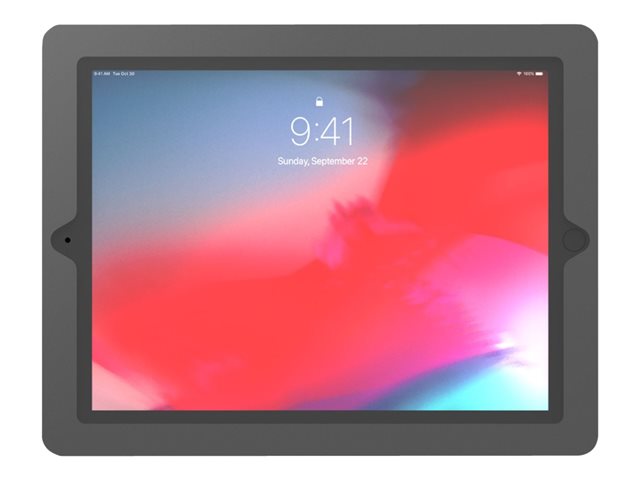 Compulocks iPad 10.2\" Axis Enclosure - Mounting kit (floor stand, enclosure, tamper proof screw kit) - for tablet - black - screen size: 10.2\" - for Apple 10.2-inch iPad (7th generation, 8th generation, 9th generation)