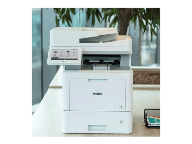 Brother MFC-L9670CDN - Multifunction printer - colour - laser - A4/Legal (media) - up to 40 ppm (copying) - up to 40 ppm (printing) - 620 sheets - 33.6 Kbps - Gigabit LAN, USB 2.0, USB 2.0 host, NFC