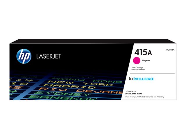 HP 415A - Magenta - original - LaserJet - toner cartridge (W2033A) - for Color LaserJet Pro M454, MFP M479