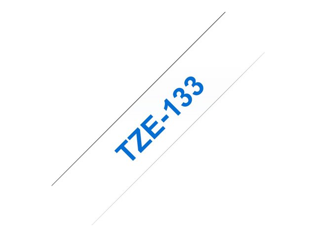 Brother TZe-133 - Blue on clear - Roll (1.2 cm x 8 m) 1 cassette(s) laminated tape - for Brother PT-P750, P950, P-Touch PT-E310, P-Touch Cube PT-P300, P-Touch Cube Pro PT-P910