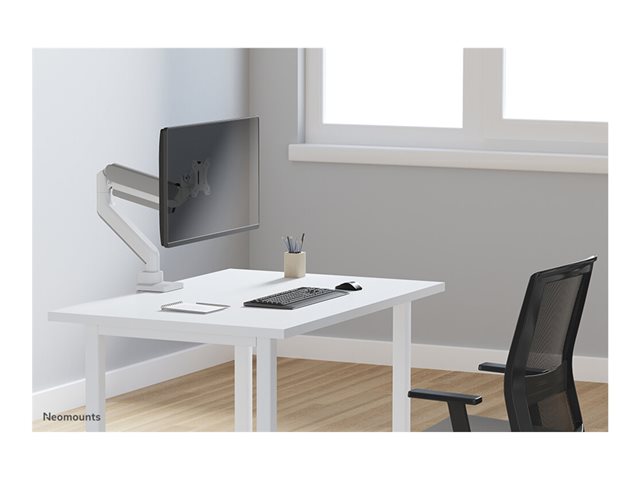 Neomounts DS70-450WH1 - Mounting kit (articulating arm, grommet clamp, topfix clamp) - full-motion - for LCD display - white - screen size: 17\"-42\" - desktop