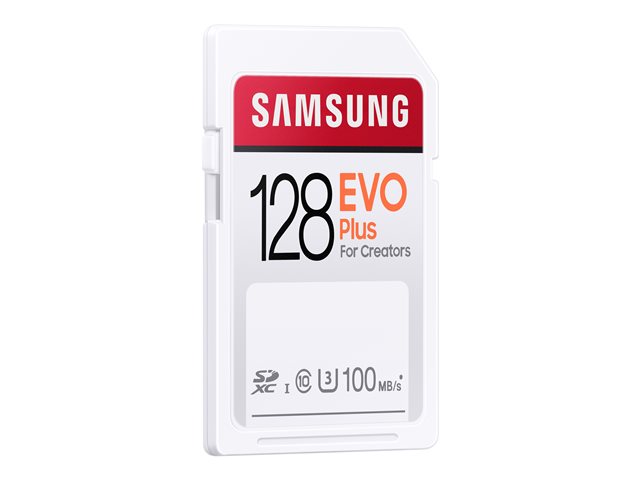 Samsung EVO Plus MB-SC128H - Flash memory card - 128 GB - UHS-I U3 / Class10 - SDXC UHS-I