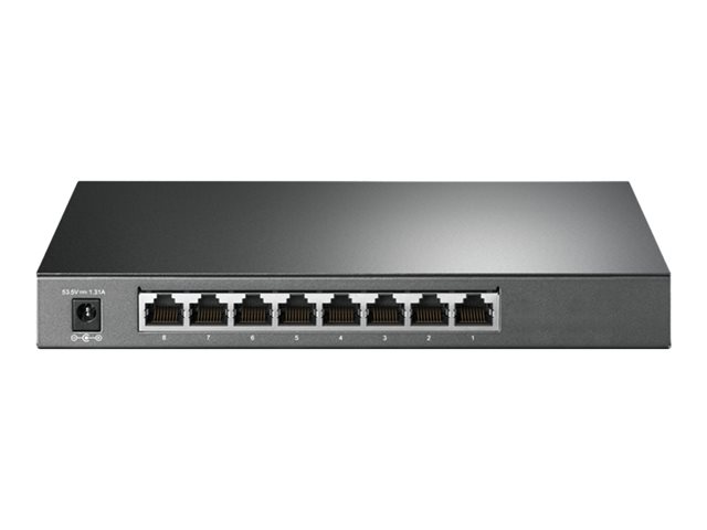 TP-Link JetStream TL-SG2008P V3 - Switch - smart - 4 x 10/100/1000 + 4 x 10/100/1000 (PoE+) - desktop, wall-mountable - PoE+ (62 W)