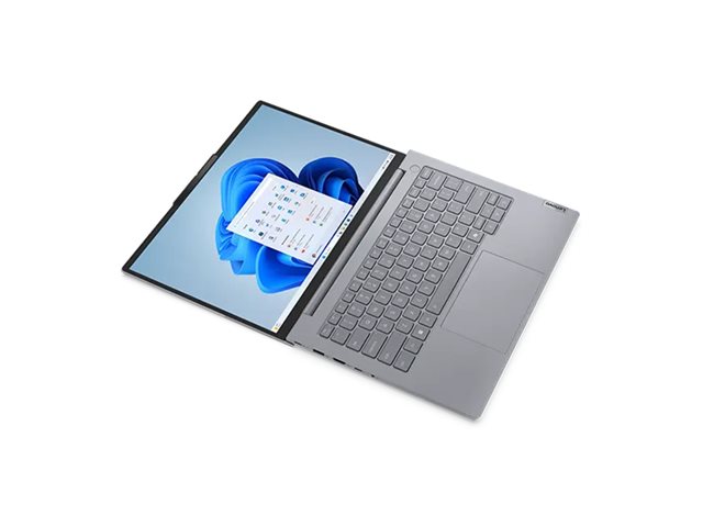 Lenovo ThinkBook 14 G8 IAL 21SJ - AI PC - 180-degree hinge design - Intel Core Ultra 5 - 225U / up to 4.8 GHz - Win 11 Pro - Intel Graphics - 16 GB RAM - 512 GB SSD NVMe - 14\" IPS 1920 x 1200 - Gigabit Ethernet - Wi-Fi 6E, Bluetooth - arctic grey - kbd: Belgium - with 2 Years Lenovo Depot Support, CO2 Offset 0.5 ton (2nd Gen)
