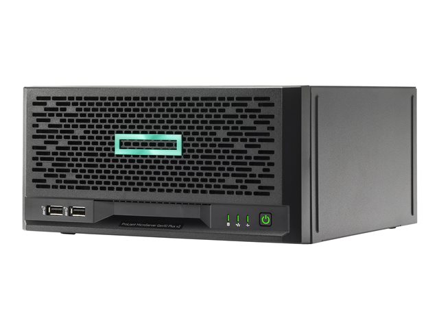 HPE ProLiant MicroServer Gen10 Plus v2 Entry - Server - ultra micro tower 1-way - 1 x Pentium Gold G6405 up to - RAM 16 GB - SATA - non-hot-swap 3.5\" bay(s) - no HDD - UHD Graphics 610 - Gigabit Ethernet - no OS - monitor: none