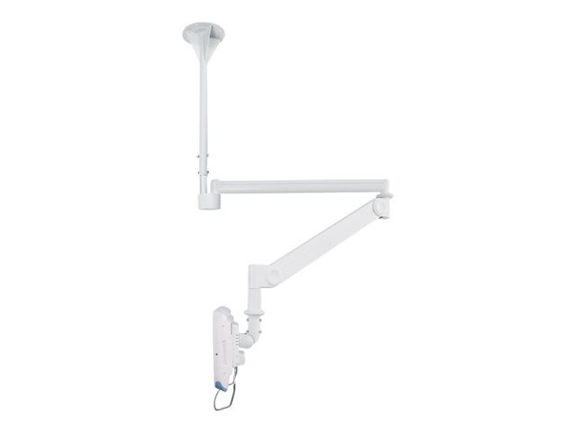Neomounts FPMA-HAC100 - Bracket - full-motion - for LCD display - medical - white - screen size: 10\"-24\" - ceiling mountable