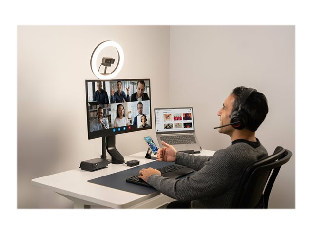 Kensington SmartFit Space-Saving Single Monitor Arm - Mounting kit - Tilt & Swivel - for Monitor - black - screen size: up to 32\" - desktop, C-clamp, grommet, desk-mountable