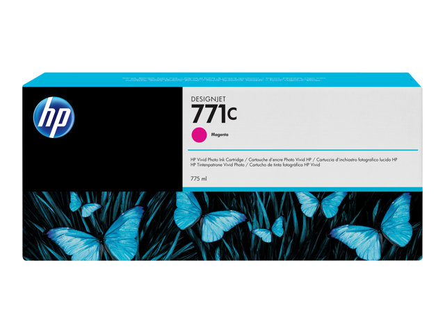 HP 771C - 775 ml - magenta - original - ink cartridge - for DesignJet Z6200, Z6600, Z6610, Z6800, Z6810