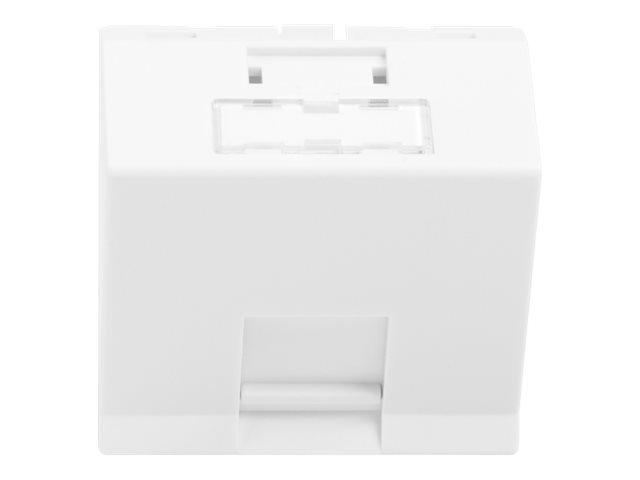 Face plate 45x45 mm 1-port angled for RA