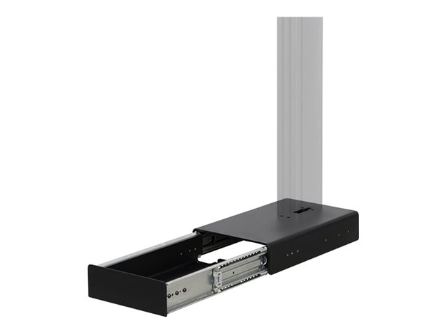 B-TECH BT8380 - Mounting component (floor stand base) - retractable - lockable - black