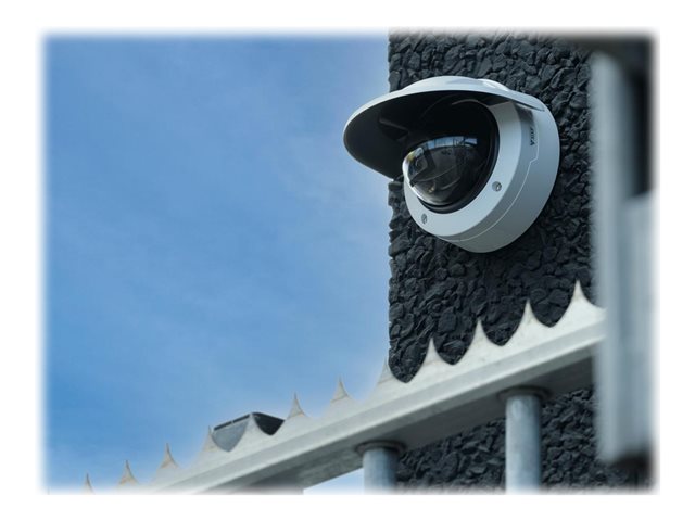 AXIS M3216-LVE - Network surveillance camera - dome - outdoor - vandal / waterproof - colour (Day&Night) - 4 MP - 2688 x 1512 - fixed iris - fixed focal - audio - LAN 10/100 - H.264, MPEG-4 Part 10, H.265, MPEG-H Part 2, MJPEG - DC 12 V / PoE