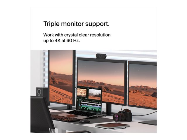 Belkin CONNECT Universal USB-C 11-in-1 Pro Dock - Docking station - USB-C - 2 x HDMI, VGA - 2.5GbE