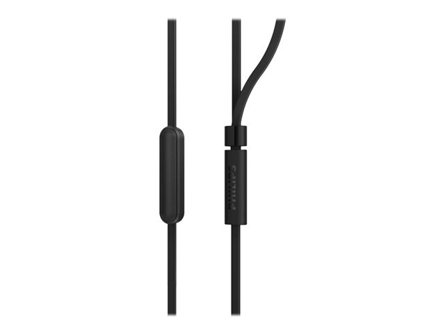 Philips TAE1105BK - Earphones with mic - in-ear - wired - 3.5 mm jack - black