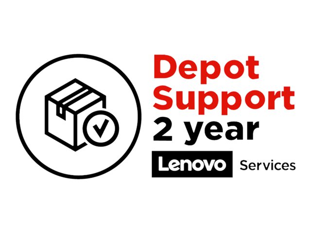 Lenovo Depot - Extended service agreement - parts and labour - 2 years (from original purchase date of the equipment) - for 100e Chromebook Gen 3, V14 G3 ABA, V15, V15 G2 ITL, V15 G3 ABA, V15 IML, V17 G3 IAP