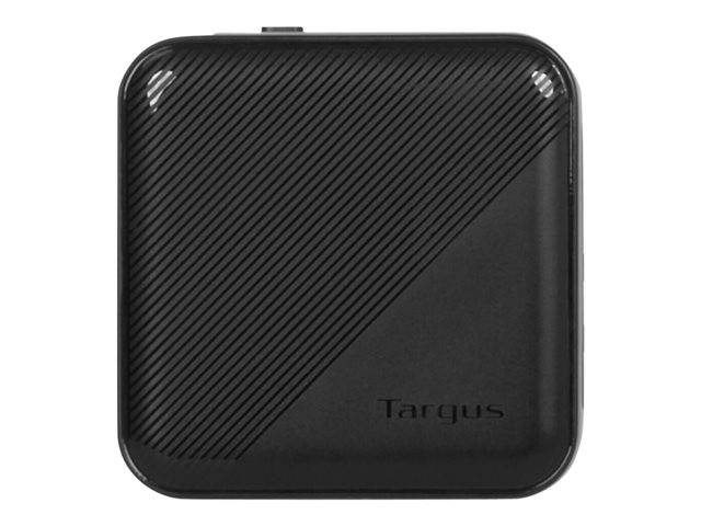 Targus - Power adapter - GaN - 100 Watt - PD - 4 output connectors (2 x USB-C, 2 x 9 pin USB Type A) - black