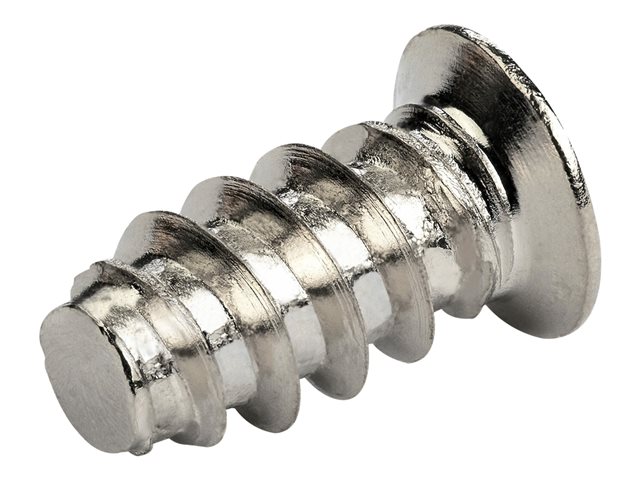 StarTech.com 50-Pack M5 Screws, 10mm Long Computer/PC Case Fan Screws, Self-Tapping Computer Case Fan Mounting Screws, Phillips/Flat Head, Fits M5 Fan Holes, Steel Zinc Plated - Computer Case Fan Screws (M5FANSCREW10) - Screw kit - silver