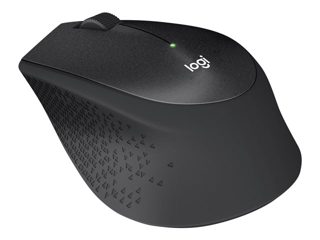 Logitech M330 SILENT PLUS - Mouse - 3 buttons - wireless - 2.4 GHz - USB wireless receiver - black